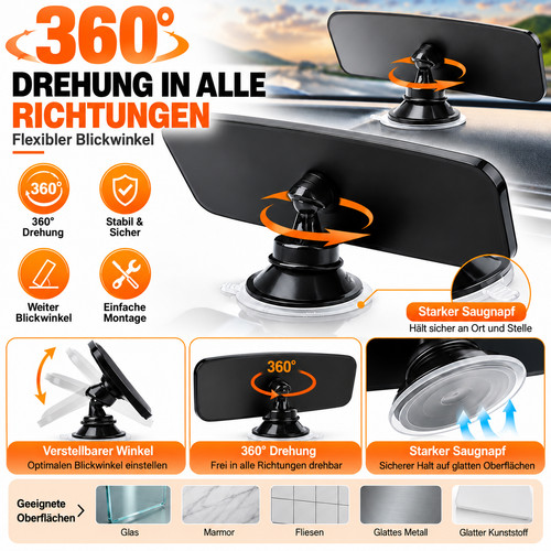 Auto rückspiegel weitwinkel - auto,